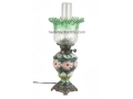 Antique Green Flower Table Lamp