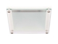 Square Frosted Glass Flush Mount Armature