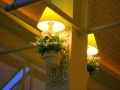 Flowerpot wall light