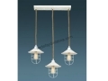 3x Conical Cage Chandelier