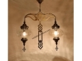 Ottoman Kavuk Glass Suspended Light