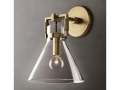 Machinist Funnel Sconce