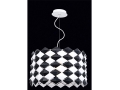 Fonti Black and White Large Chandelier
