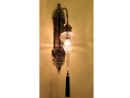 Blown Glass Ottoman Style Laser Cut Wall Lamp