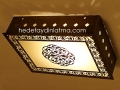 Rectangle Box Ottoman Ceiling Lighting