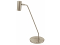 Rıalau Modern Satın Nıckel Table Lamp
