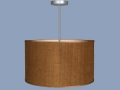 Brown Dupioni Lamp Shade Lamp