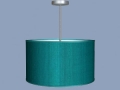 Green Dupioni Lamp Shade Lamp