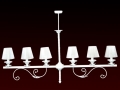 Positive Lampshade 6lı Wrought İron Pendant