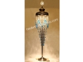 Blue Ottoman Floor Lamp