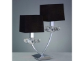 Raaky Black Dual Modern Table Lamp