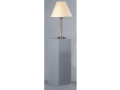 Dila Satin Nickel Single Lamp Shade Table Lamp