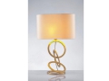  Odessa Bronze Table Lamp Yellow Single Lampshade