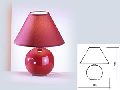 Red Tina Table Lamp
