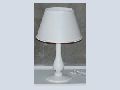  Matte White Color Wooden Table Lamp