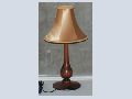 Walnut Color Wood Table Lamp