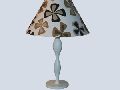  Bright White Lake Wood Table Lamp
