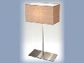 Wicker Rectangular Table Lamp