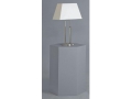 Bassa Satin Nickel Single Table Lamp