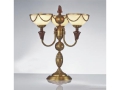 Annose Bronze Cream Binary Table Lamp