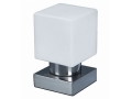 Magic Cube Satin Nickel Table Lamp