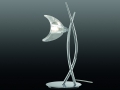 Pseecli Single Long Chrome Table Lamp