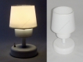 Lampshade Table Lamp with Battery