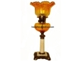 Orange Antique Table Lamp