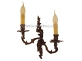 Double Candle Wall Light