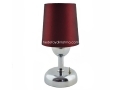 Burgundy Battery-Operated Table Lamp