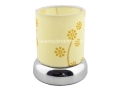 Yellow Snowflake Lampshade Table Lamp