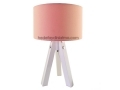 Tripod Pink Table Lamp