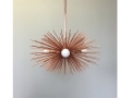 3-Bulb Copper Mini Urchin Chandelier Lighting