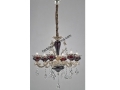 Classic Red Crown Chandelier