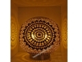 Brown Mosaic Table Lamp