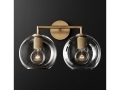 Utilitaire Double Globe Sconce