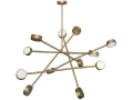 Line Chaos Chandelier