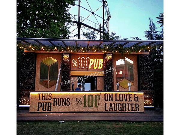 %100-PUB Marquee Sconce