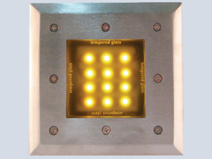 12 Led`li Paslanmaz Çelik Gömme