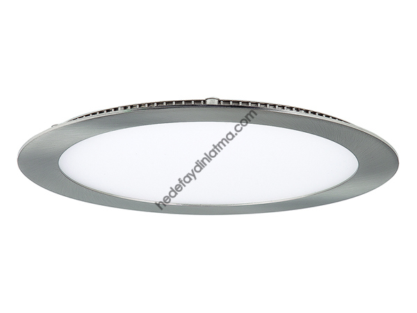 18w Led Panel Armatür-Saten Nikel