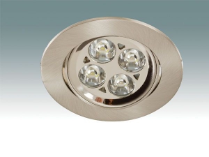 2'' LED Gömme 4x1W SATEN