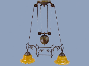 2-Elevator with Chandelier