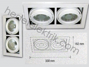 2'li Beyaz Siva Alti Metal Halide