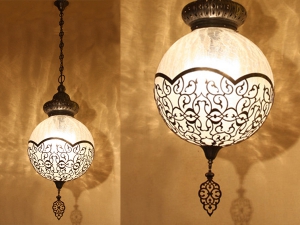 35cm Laser Cut Ottoman Style Pendant