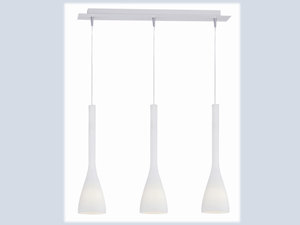 3\'lü Beyaz Çoklu Modern Avize