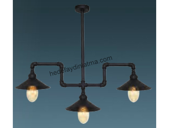 3x Pipes Decorative Pendant 