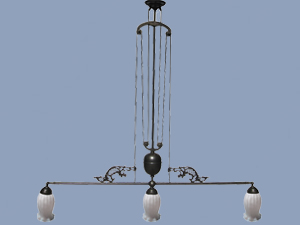 Chandelier with 3-Donet Elevator