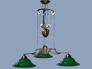 Merely Elevator with 3-Chandelier