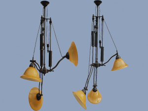 3\'lü Orange Avize