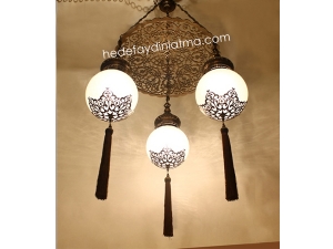 3'lu Ottoman Glop Pendant